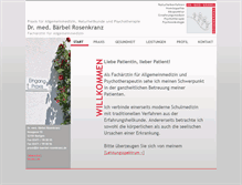 Tablet Screenshot of dr-baerbel-rosenkranz.de